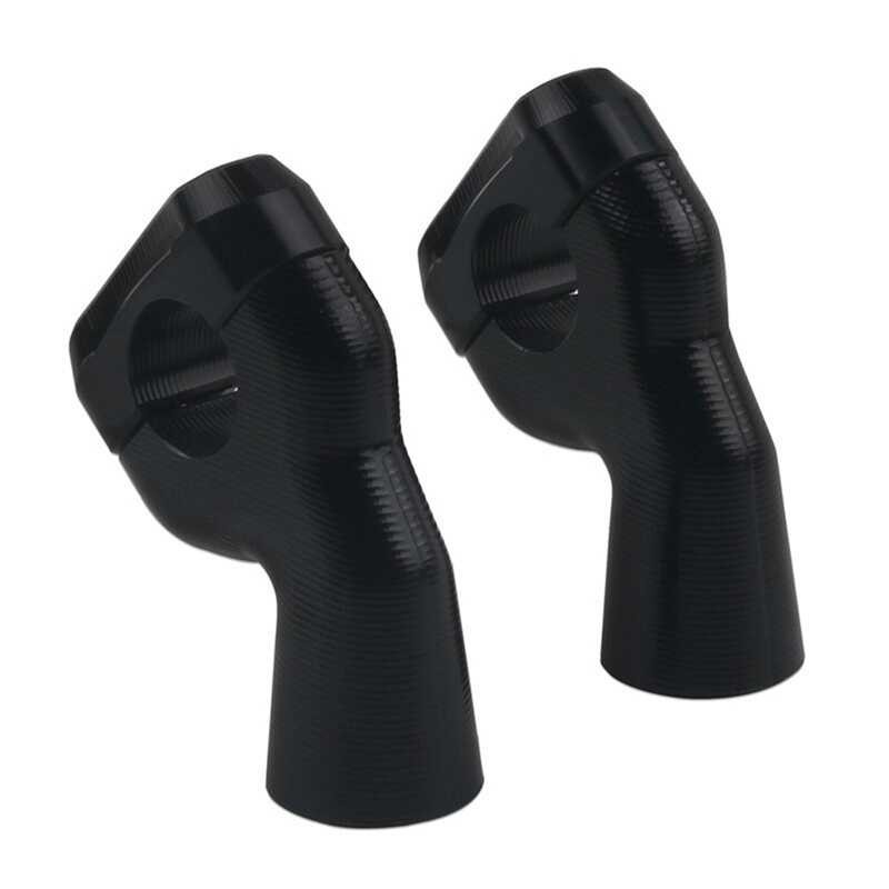 Black Motorcycle Front Handlebar Risers Kit For Triumph Bonneville T100