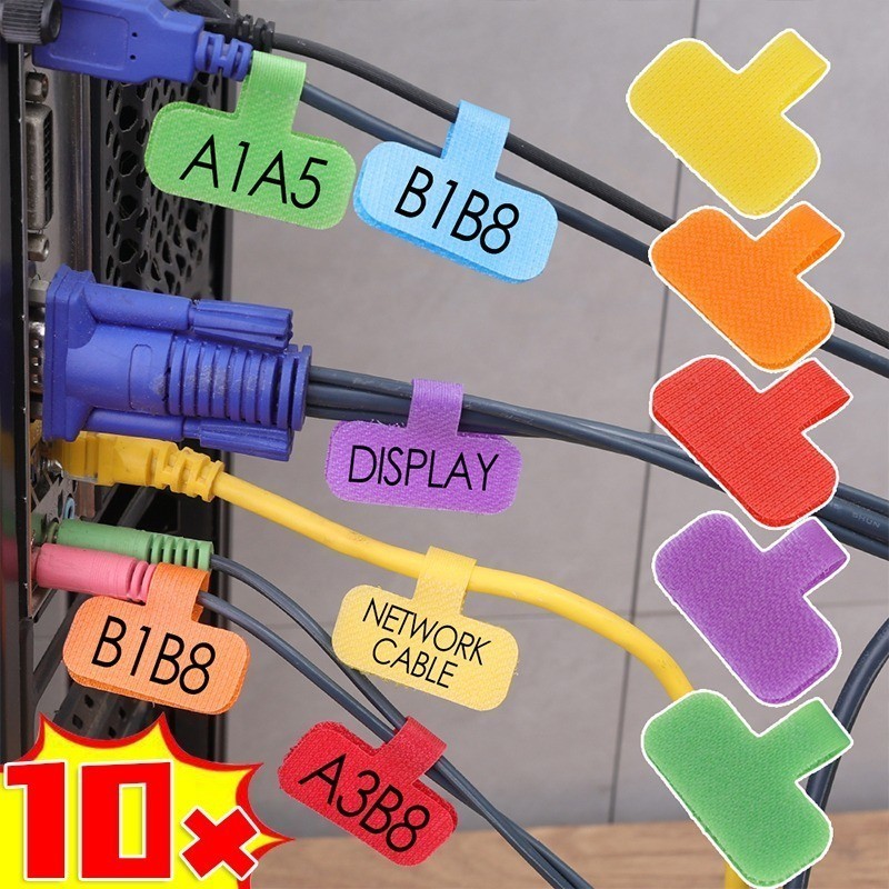 240Pcs Cable Labels Tags - Waterproof, Self Adhesive, Tear Resistant ...