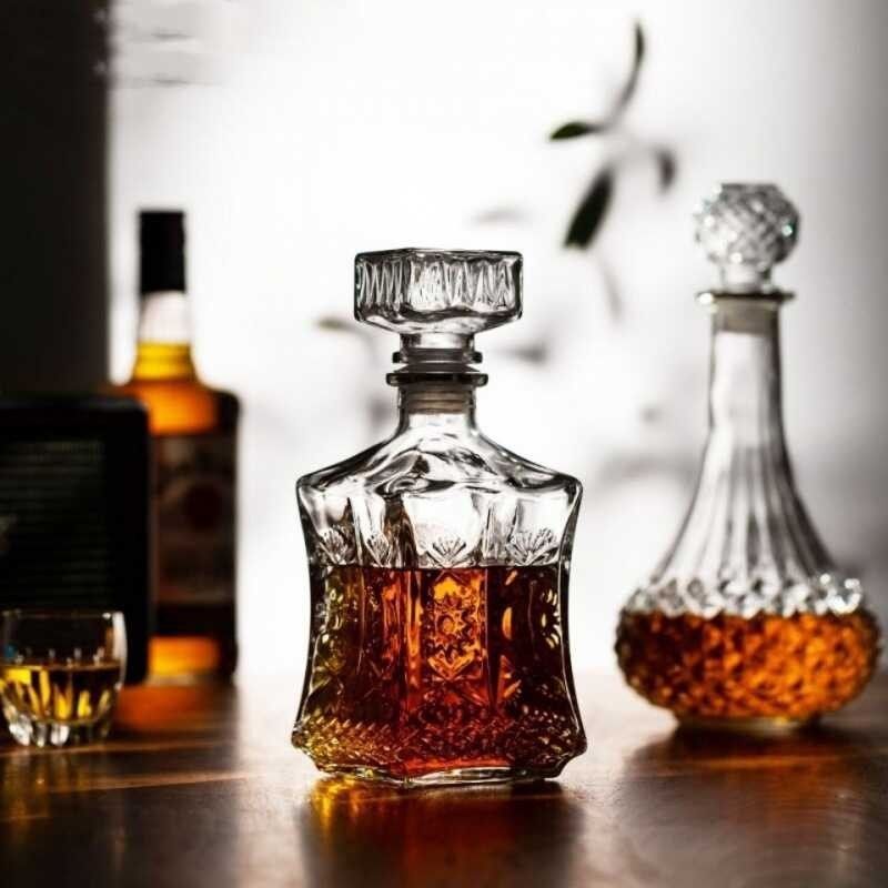 Wooden FRESCORR - Wine Bottle & Glass Holder | Handmade Antique
