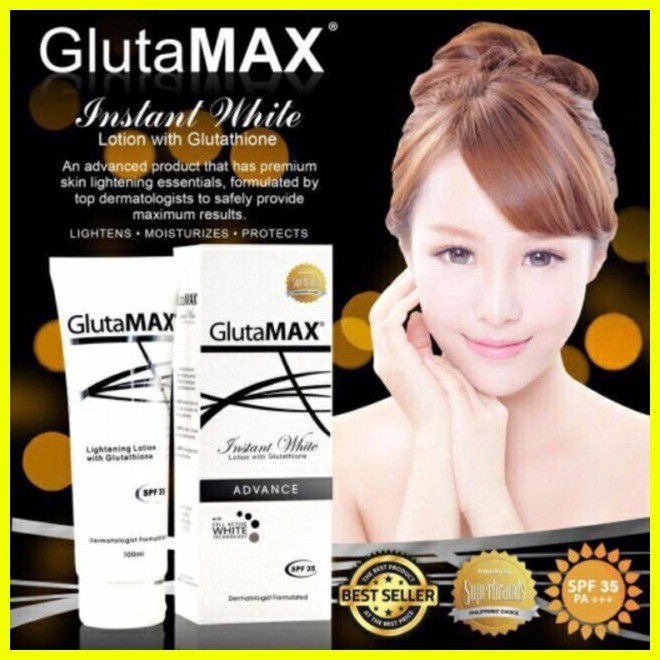 Hxh Glutamax Instant White Lotion Wglutathione 250ml Shopee