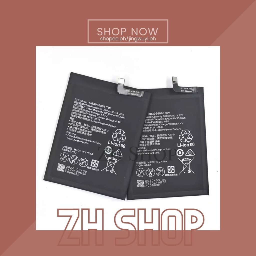 ∏ Huawei Y9 2019 (HB396689ECW) Replacement Battery | Shopee Philippines