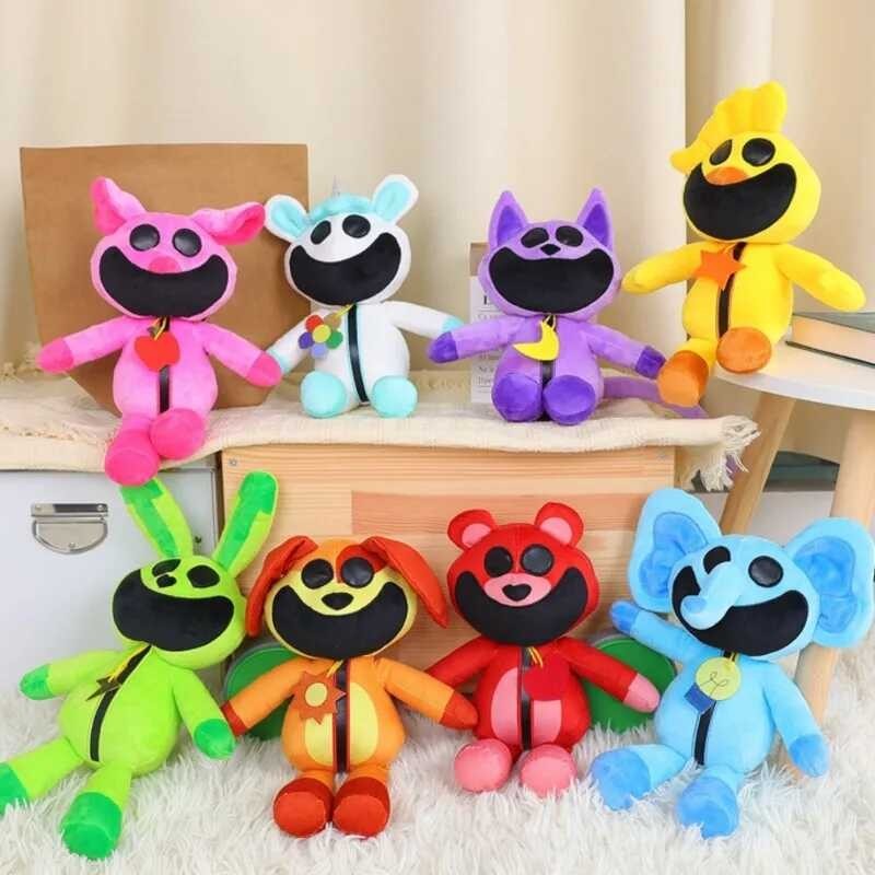 Cute Smiling Critters Plush Toy Kawaii Anime Caap Pickypiggy Soft ...