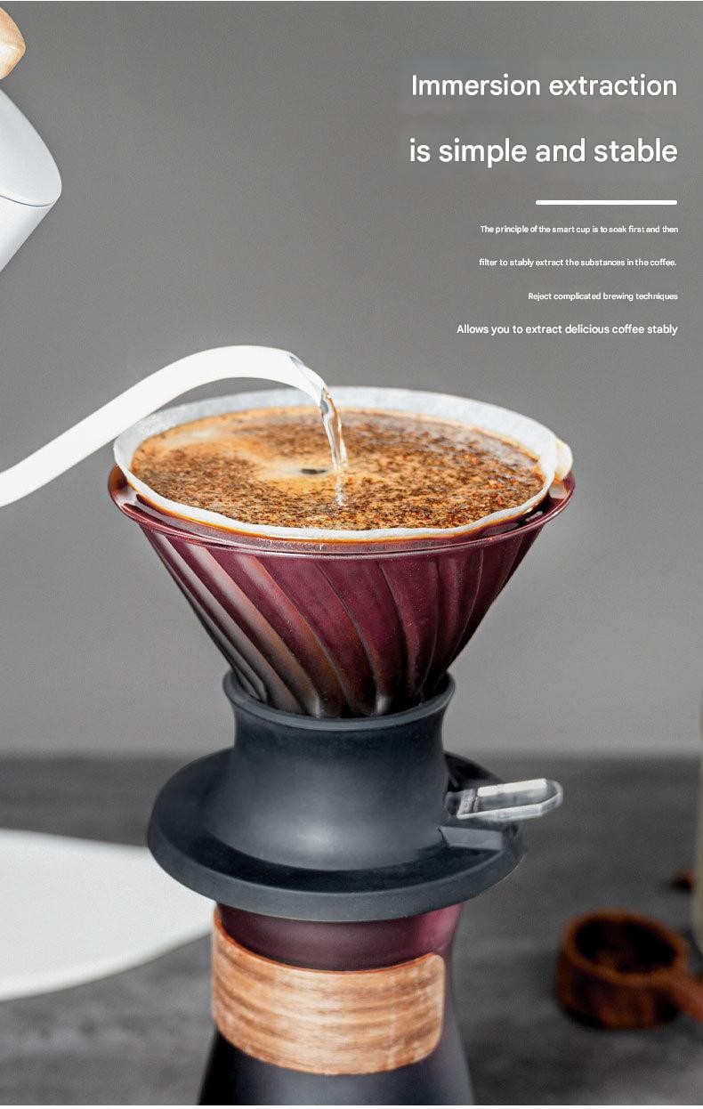 UFO Immersion Dripper Coffee Dripper Colorful Gradient Color Sharing ...