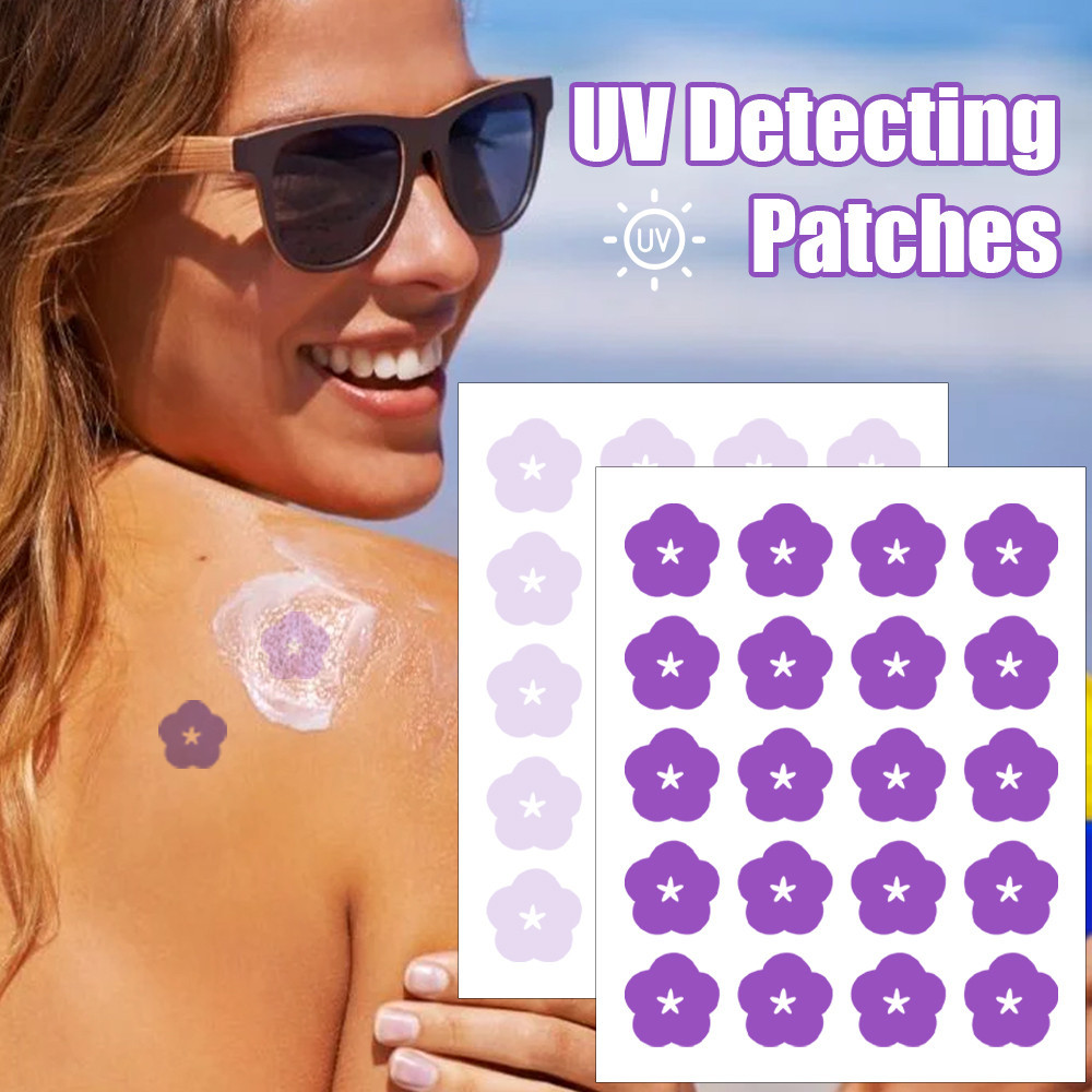 Facial Color Changing Sunscreen Testing Stickers-Multi-Purpose Outdoor ...
