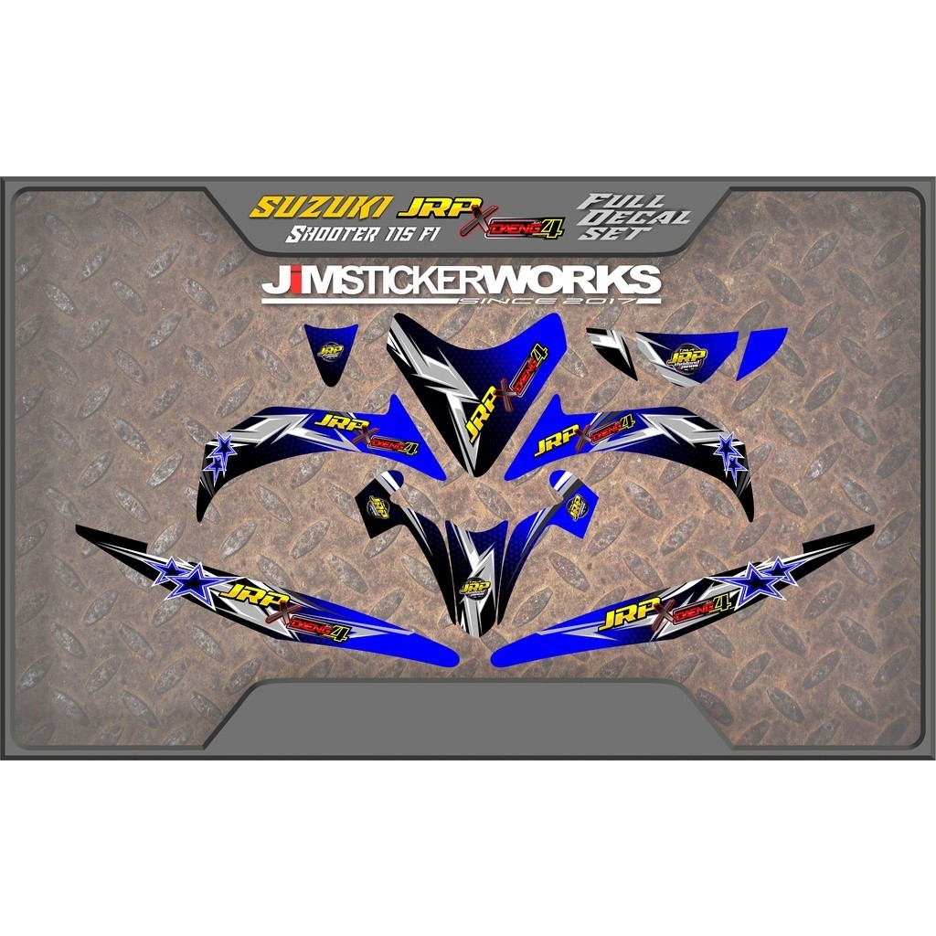 ⊙ SUZUKI SHOOTER 115 FI (JRP X DAENG FULL DECALS SET) | Shopee Philippines