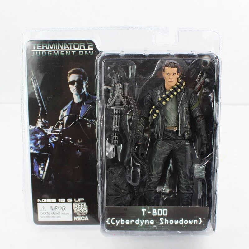 NECA Ang Terminator T-800 T-1000 Endoskeleton PVC Action Figure ...