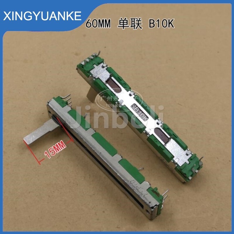 1PCS 60MM Straight Slide Potentiometer Resistor B103 10K Ohm 6CM Single ...