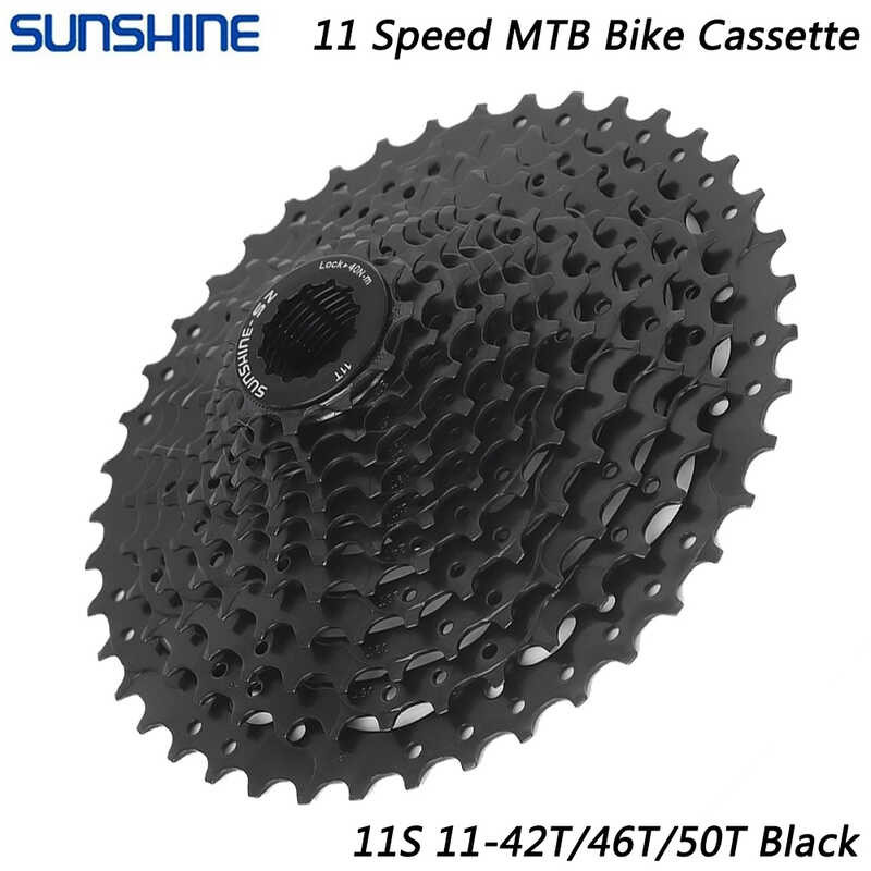 SUNSHINE 11-Speed Cassette – 11-52T Wide Range For Shimano MTB & Road Bike