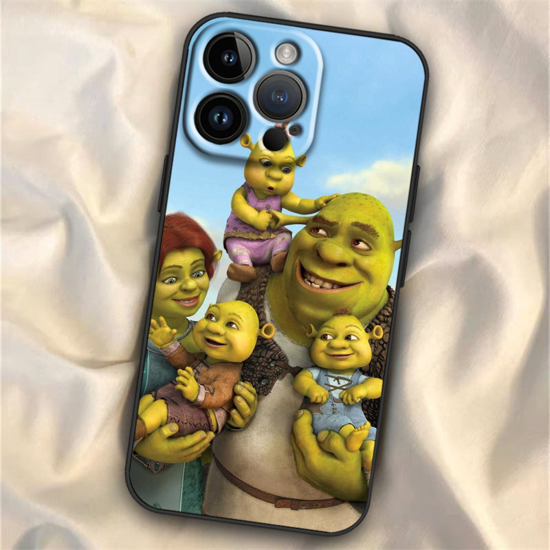 Phone Casing Cover Case Cartoon Funny Shrek TPU For Apple Iphone 15 14 ...