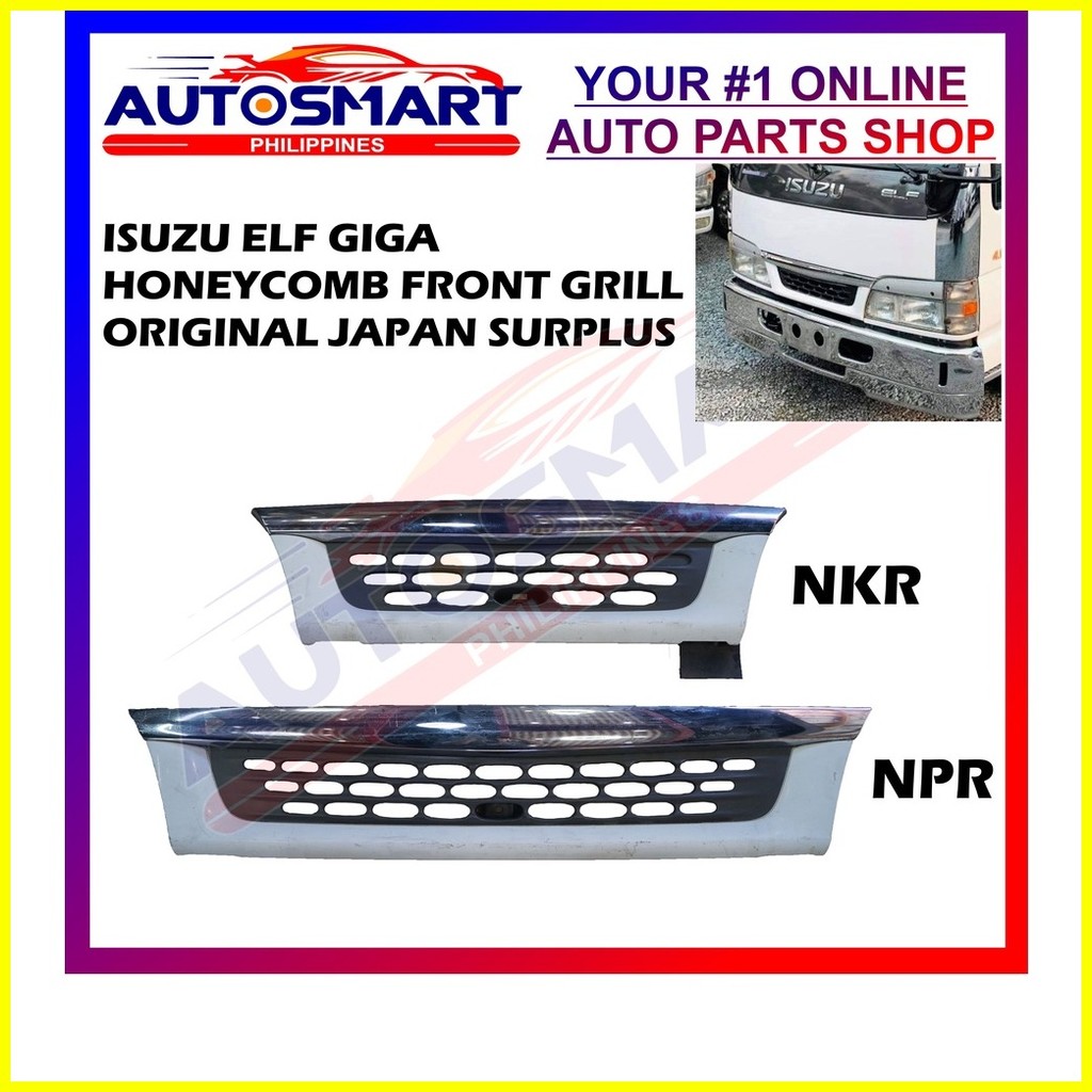 Heavy-Duty Japan Surplus Isuzu Elf Giga NKR/NPR All Chrome Front Grill ...