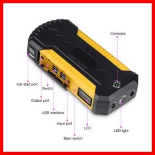 Car Jump Starter 88000 mAh Multi-function 12V 600A Powerbank for ...