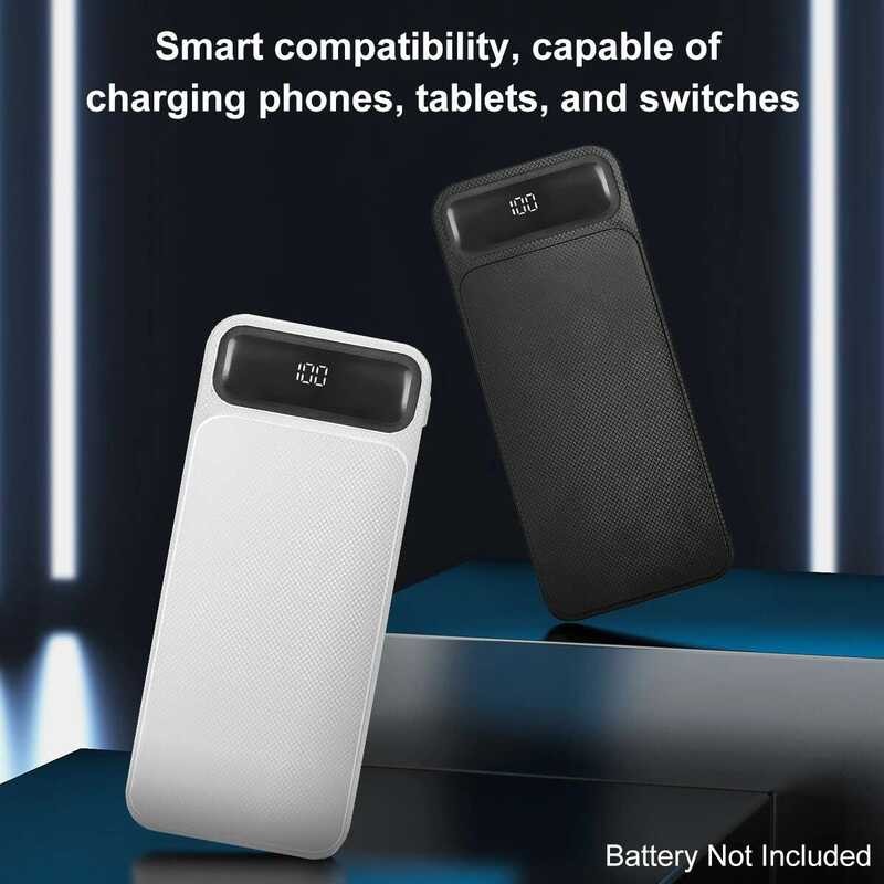 Charger Battery Case Portable DIY 8x18650 Power Bank Box with 2 USB ...