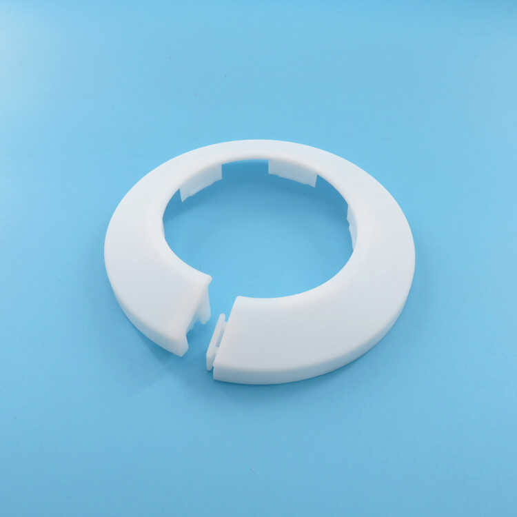 50 pipe protective ring, plastic pipe cover, fire protection pipe, PVC ...