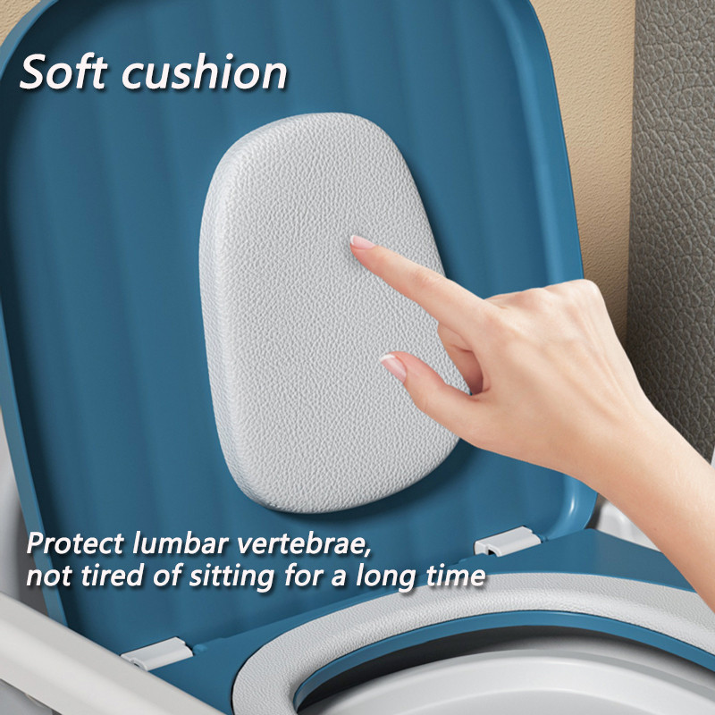 【Upgraded 】Portable Toilet Bowl Arinola for Adult Soft Pad Height ...