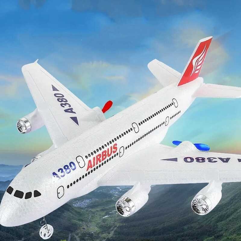 RC Airbus A380 Airplane Remote Control Toy 2.4G Fixed Wing Plane Gyro ...