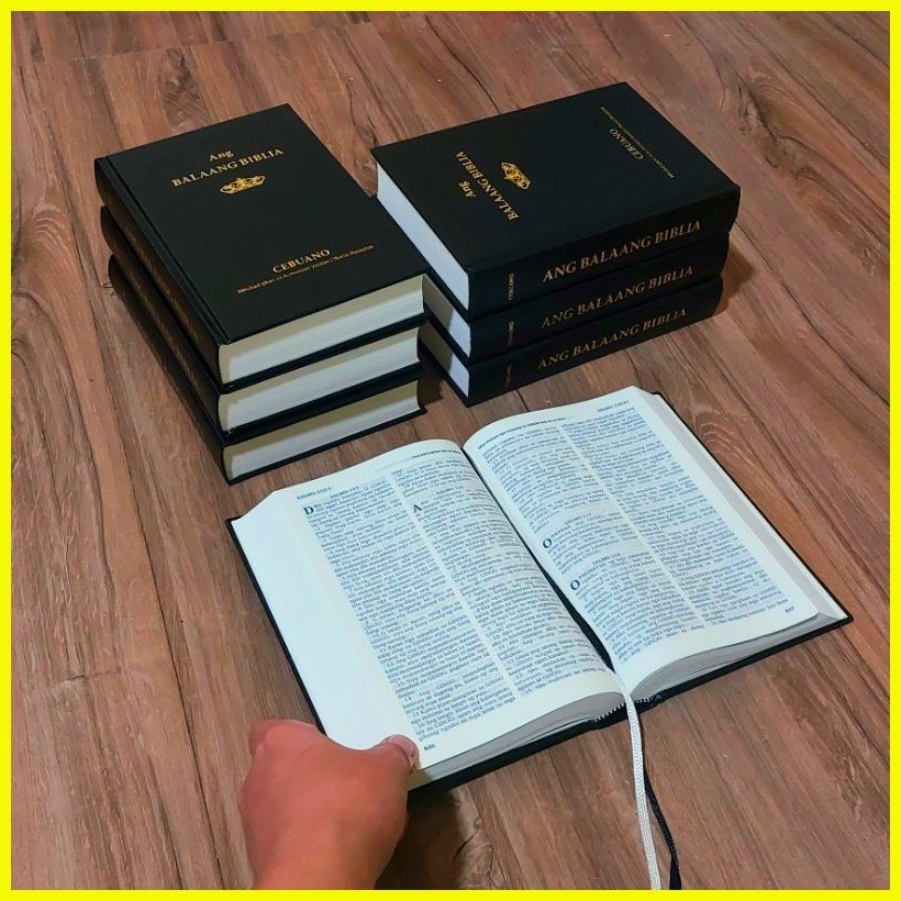 KJV CEBUANO HOLY BIBLE LARGE SIZE Bisaya Hardbound Red Letter Maayong ...