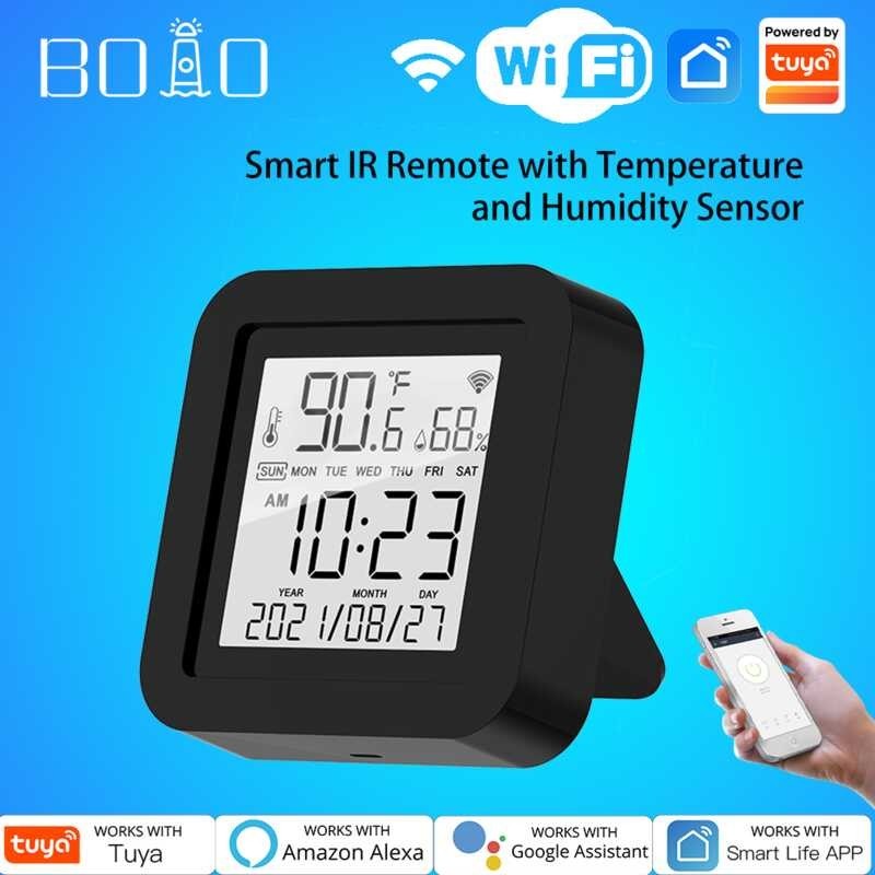 Tuya BOIO Wifi Smart IR Remote Control Temperature And Humidity Sensor
