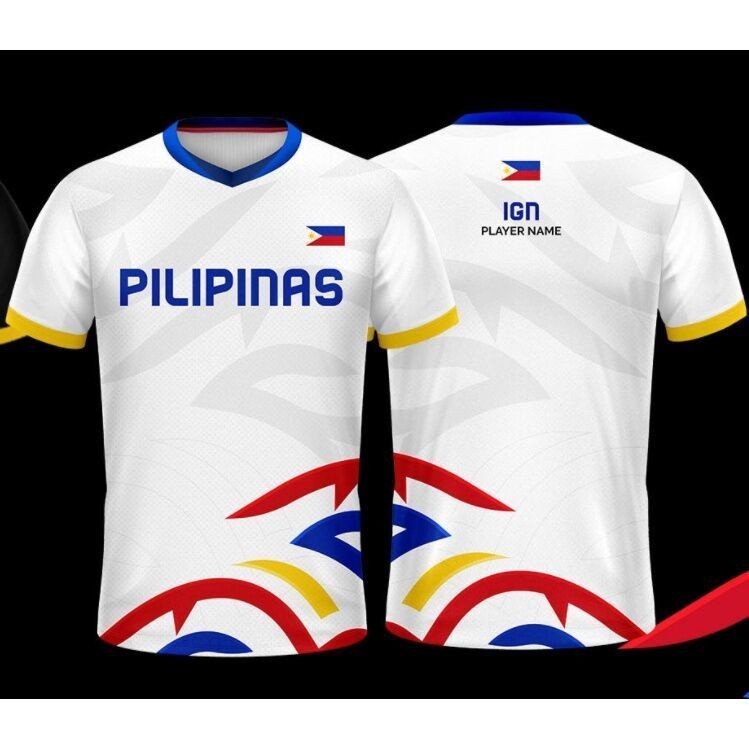 sports Jersey Sibol Team Jersey Pilipinas T-Shirt White 2022 Full ...