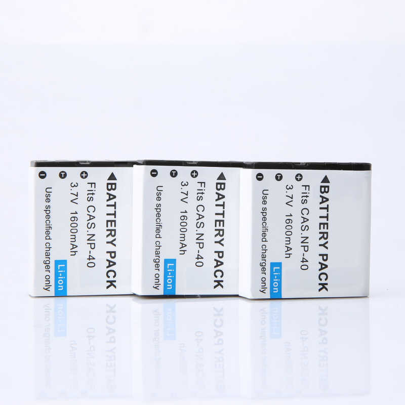 5* 1600Mah Rechargeable Battery Np-40 Np-40N Np-40Nd Fnp-40 For ...