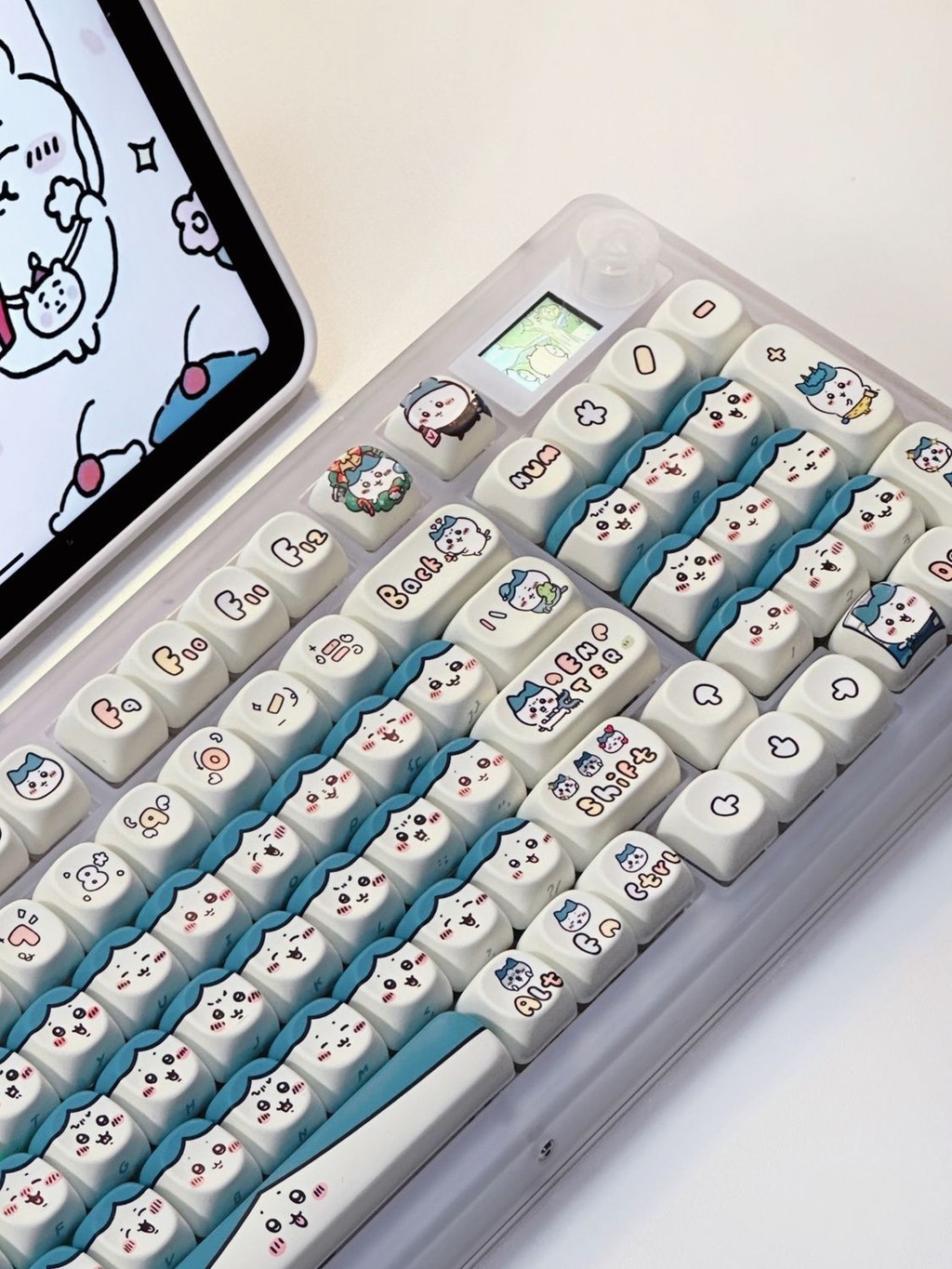 Chiikawa Keycap Hachiware Usagi MOA Profile PBT Five-side Dye ...