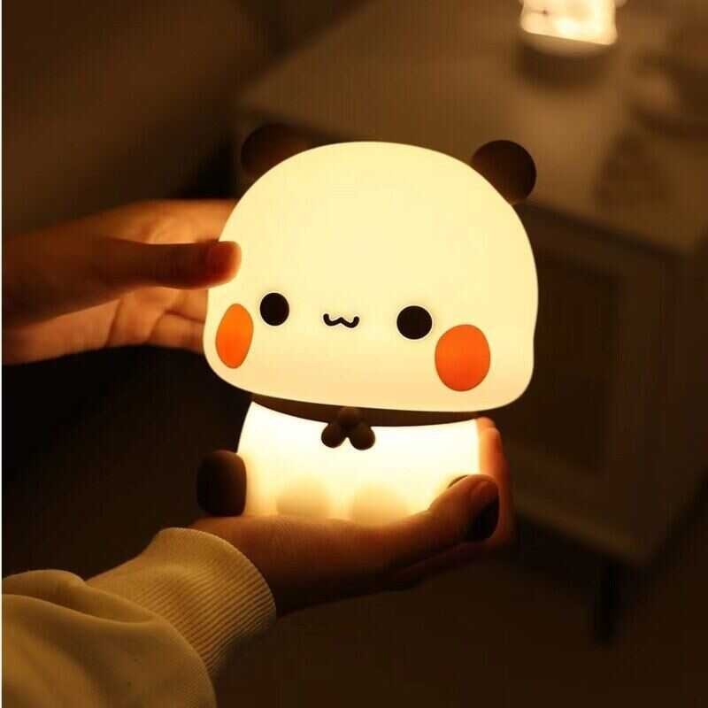 [unk]} Bubu At Dudu Panda Night Light Cute Animal Cartoon Nightlight 