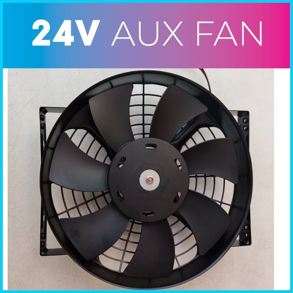 Aux fan assembly, double bearing , Universal, Condenser or Radiator fan