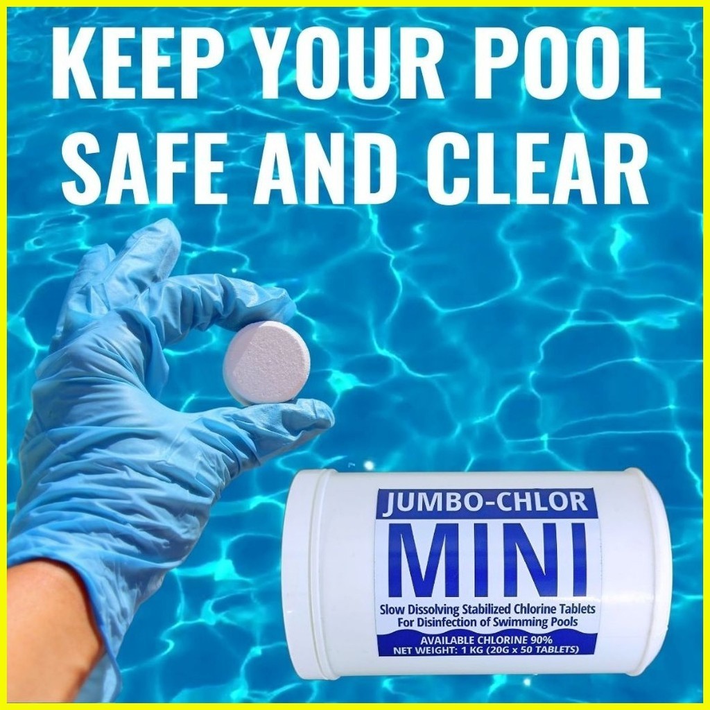 ☃ MINI 90 CHLORINE TABLETS FOR SWIMMING POOLS JACUZZI INTEX BESTWAY