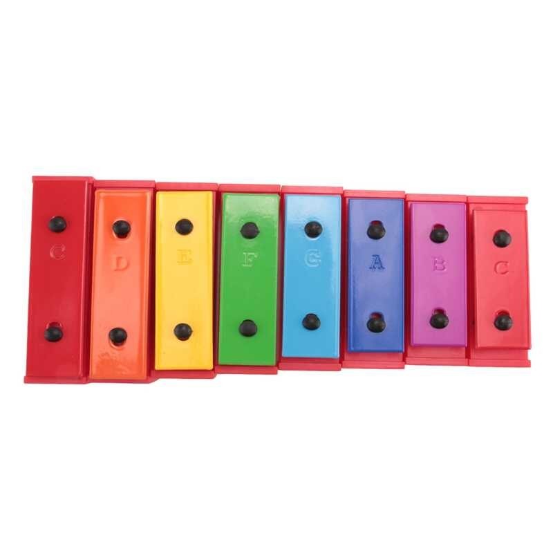 Notes Chromatic 8 Xylophone Glockenspiel Resonator Bells With Yellow