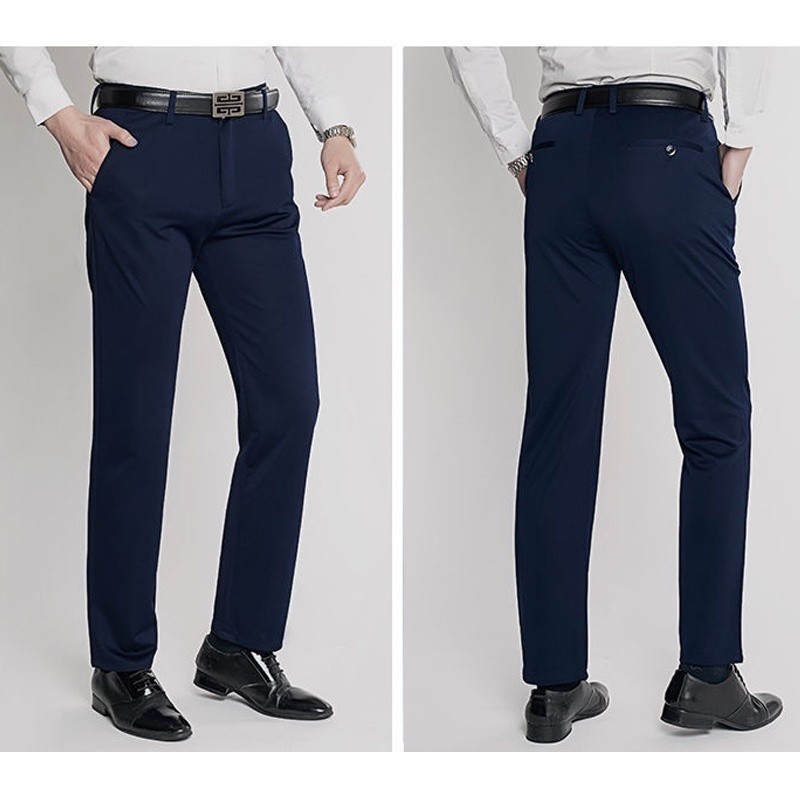 [Local Delivery] CEO Men's Formal Business Black Slacks Pants | Shopee ...