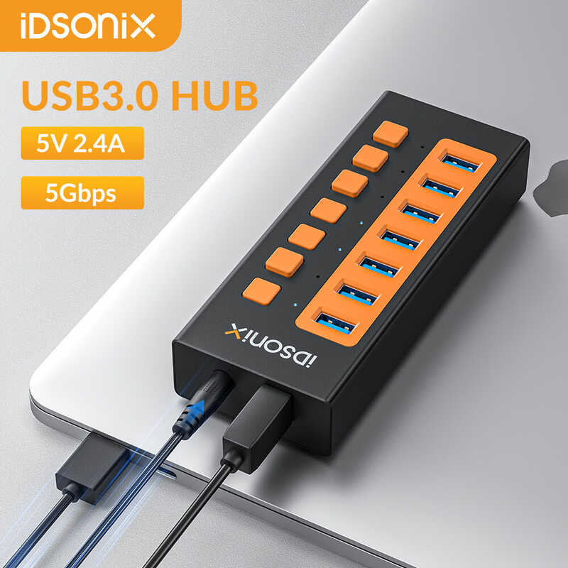 Sub-Control Idsonix 3.0 HUB Power Adapter USB Splitter Multiport ...