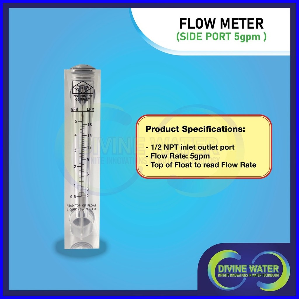 ∈ Flow Meter 5 GPM and 10 GPM( with and without regulator ) | Shopee ...