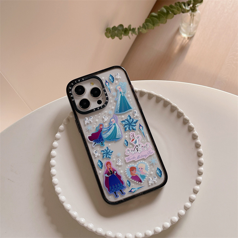 CASETIFY【Frozen】High Quality Acrylic Casing For iPhone 16 Pro Max 15 14 ...
