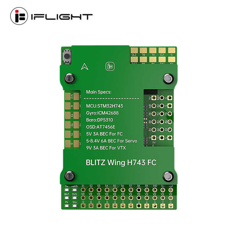 Iflight BLITZ Wing H743 Flight Controller Ardupilot / INAV 2-8S LIPO ...