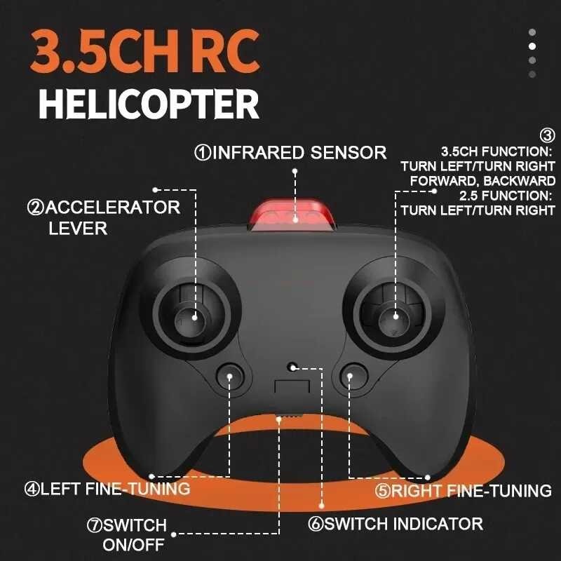 Intelligent 3.5 Channel Sensing Obstacle Avoidance Black Bee Remote ...