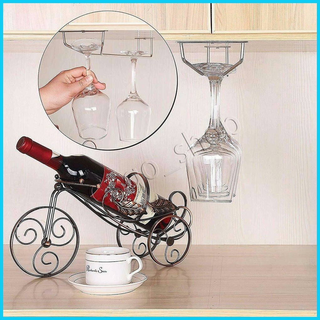 ♟ ℗ Steel rack wine rack wall mounted storage wine rack shelves wine ...
