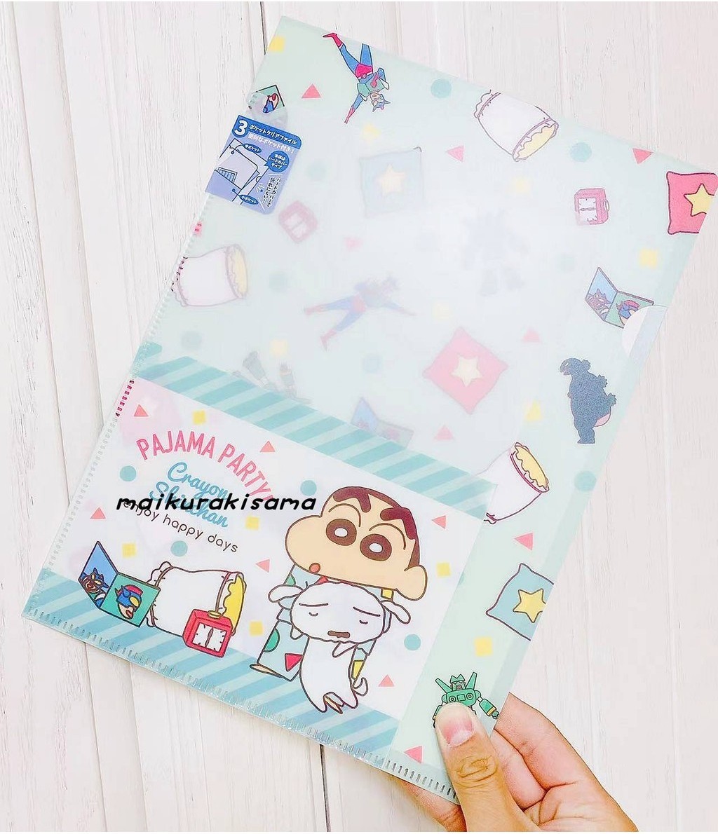 Crayon Shin-chan Limited Edition Japanese TS FACTORY File Bag Storage ...