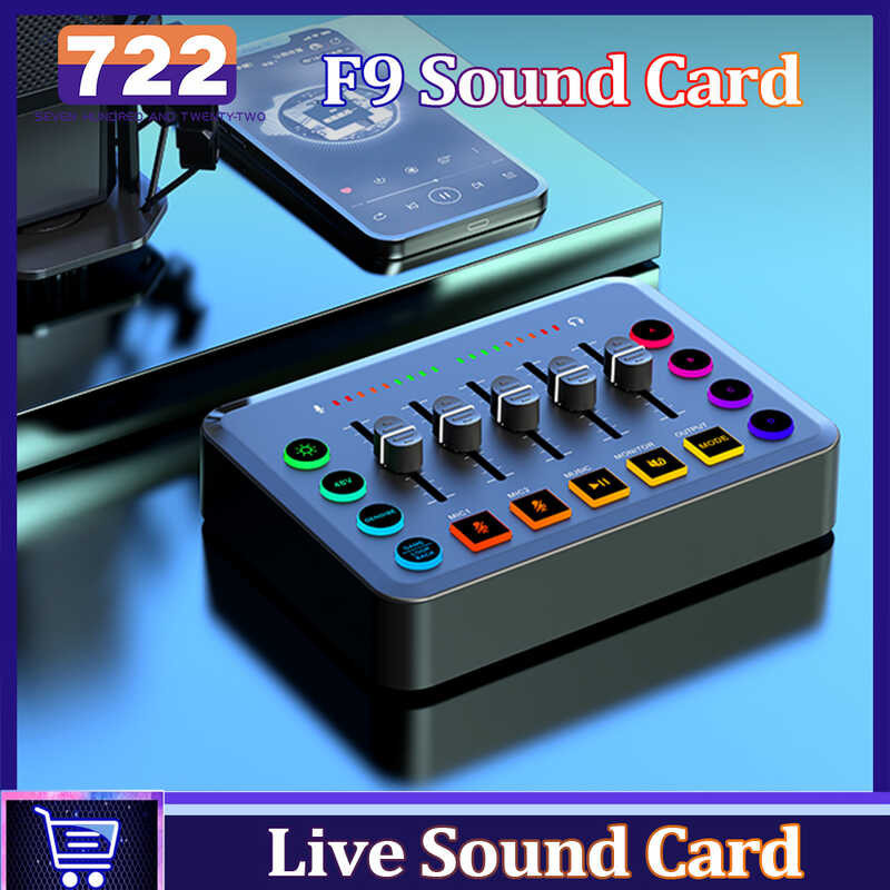 Voice F9 Singing Changed Colorful Lighting Professional Tuning Live ...