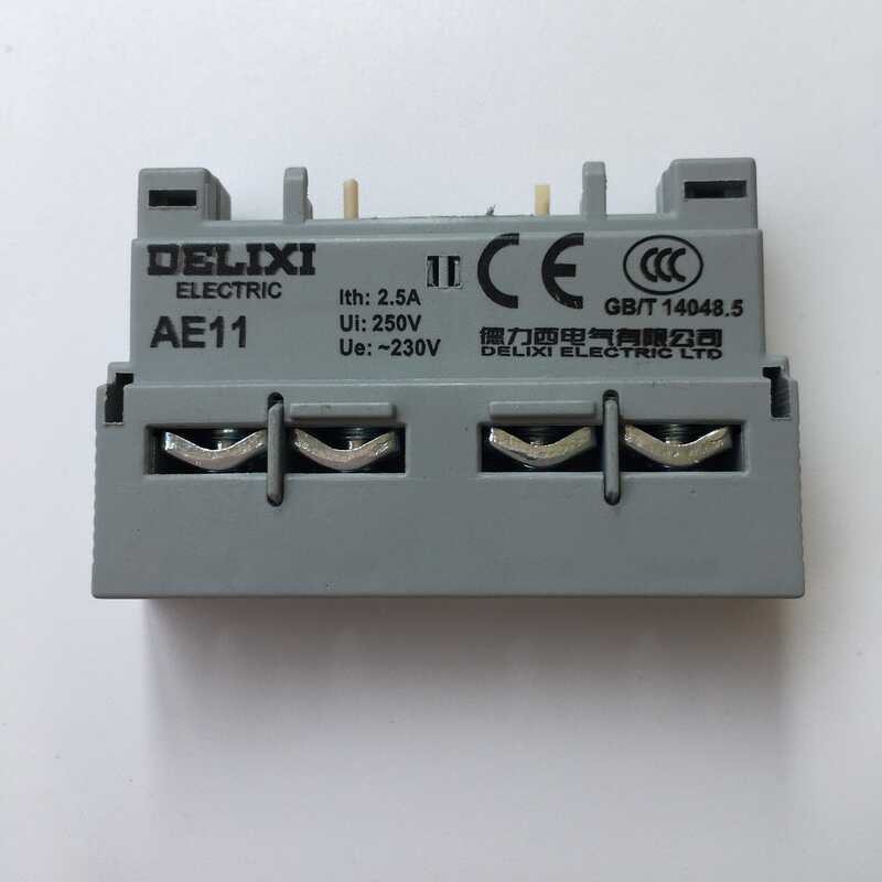 Delixi Motor Circuit Breaker CDP6-32 Special Auxiliary Contact AE11 ...