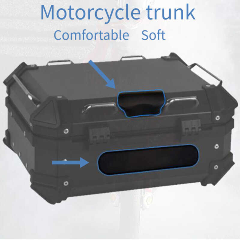 Ng Mga Bahagi Motorcycle Trunk Black Passenger Backrest Back Rear ...