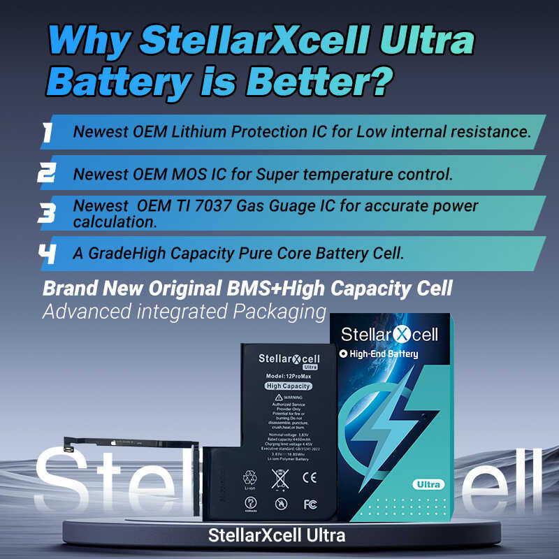 Battery Stellar Replacement for iPhone, Lithium PolymerBattery 7, 8Plus ...