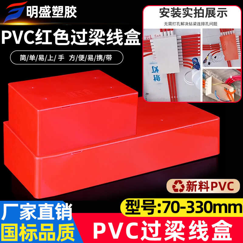 PVC beam exposed crossing wire decorative box, ceiling conduit, flame ...