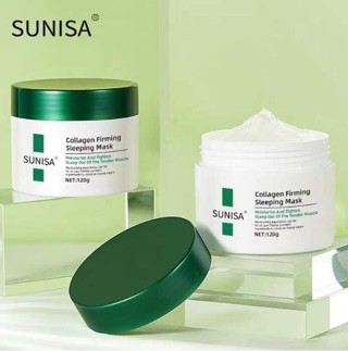 SUNISA Collagen Firming Sleeping Mask - Moisturizer And Tighten Sleep ...