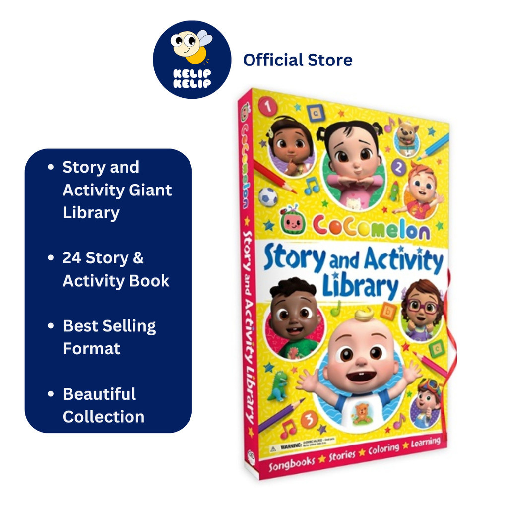Story & Activity Giant Library 24 Books Set For Kids To Learn