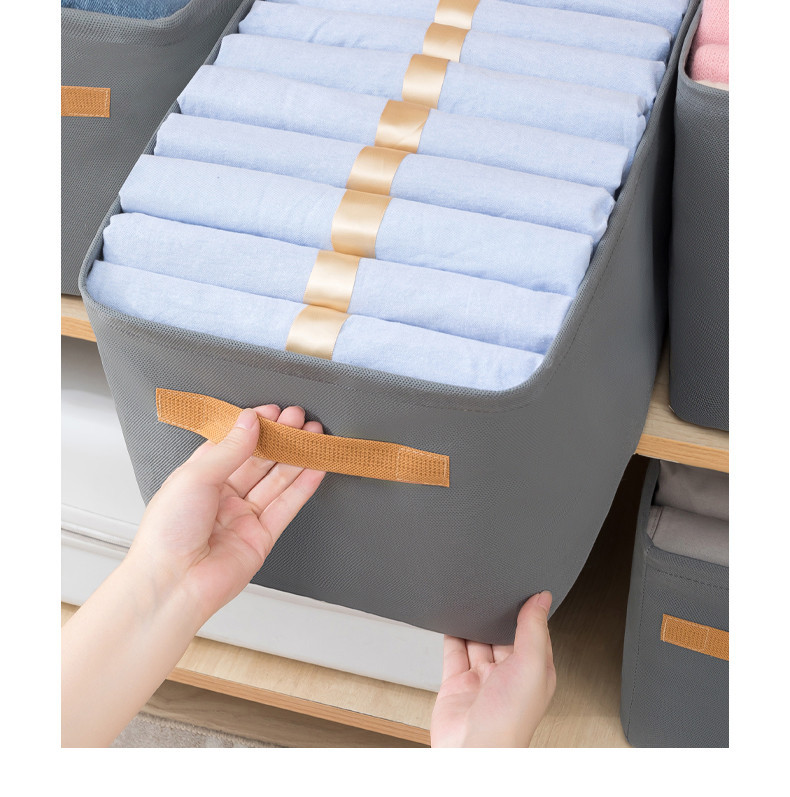 Foldable Clothes Organizer Storage Box for Shirts and Toys lagayan ng ...