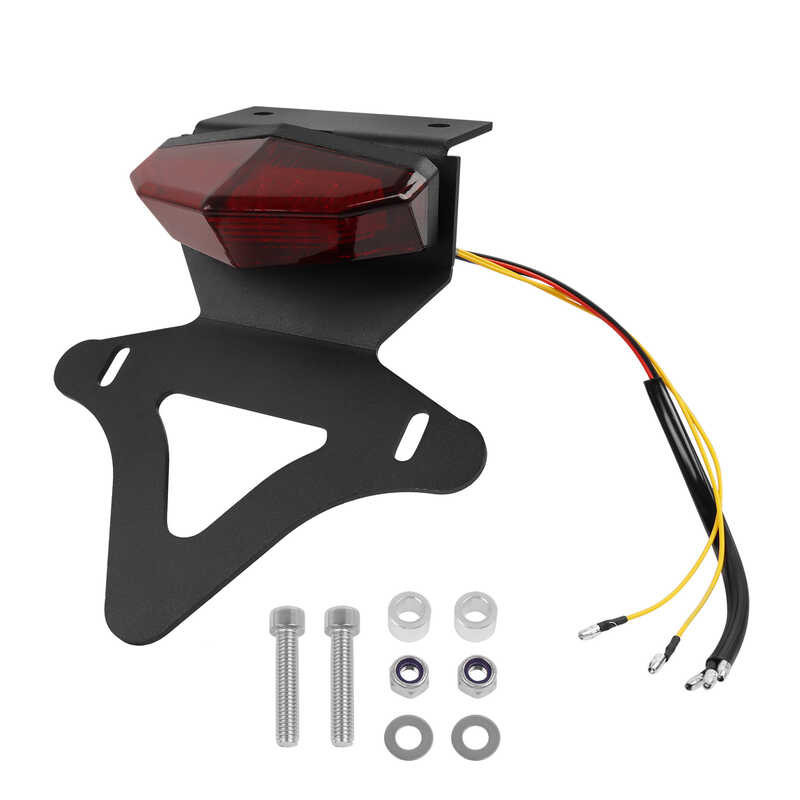 IUKMR Tail Tidy per CRF300L per CRF 300 L per Rally 2021 2022 2023 Supporto per Targa Posteriore Supporto per Targa Posteriore con Luce LED Portatarga Moto