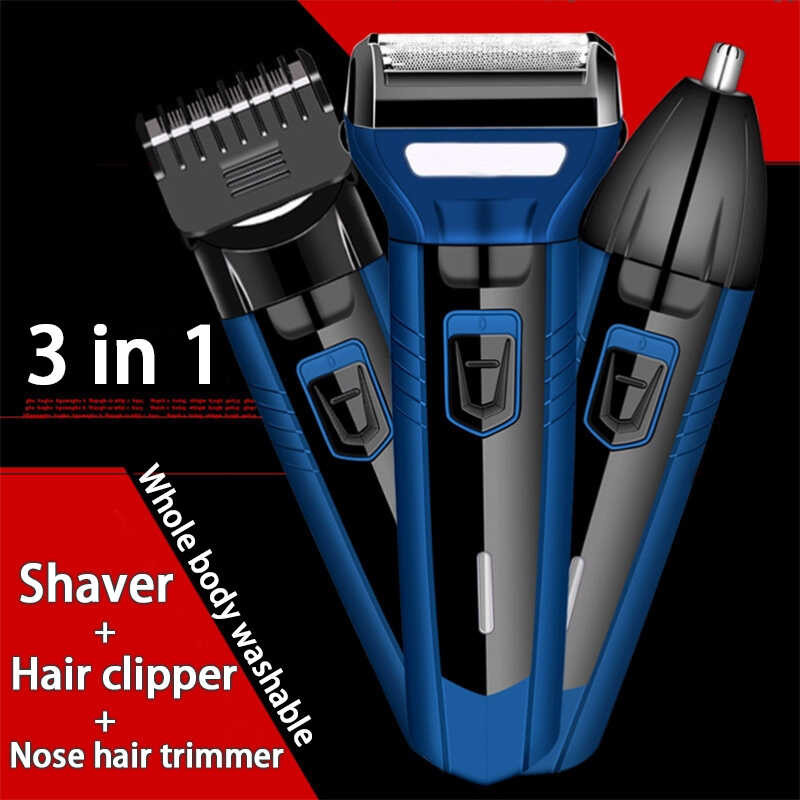 2025 Shaver For Men 3 In 1 Electric Rechargeable Professional Beard ...