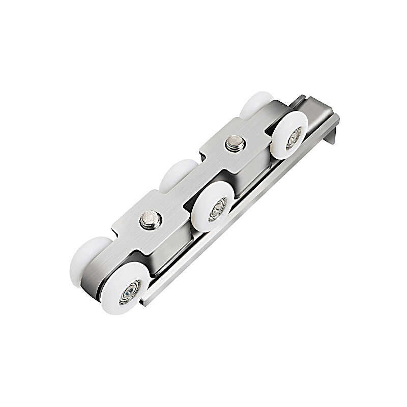 Silent steel sliding quietly bearing the cabinet wood door track pulley ...