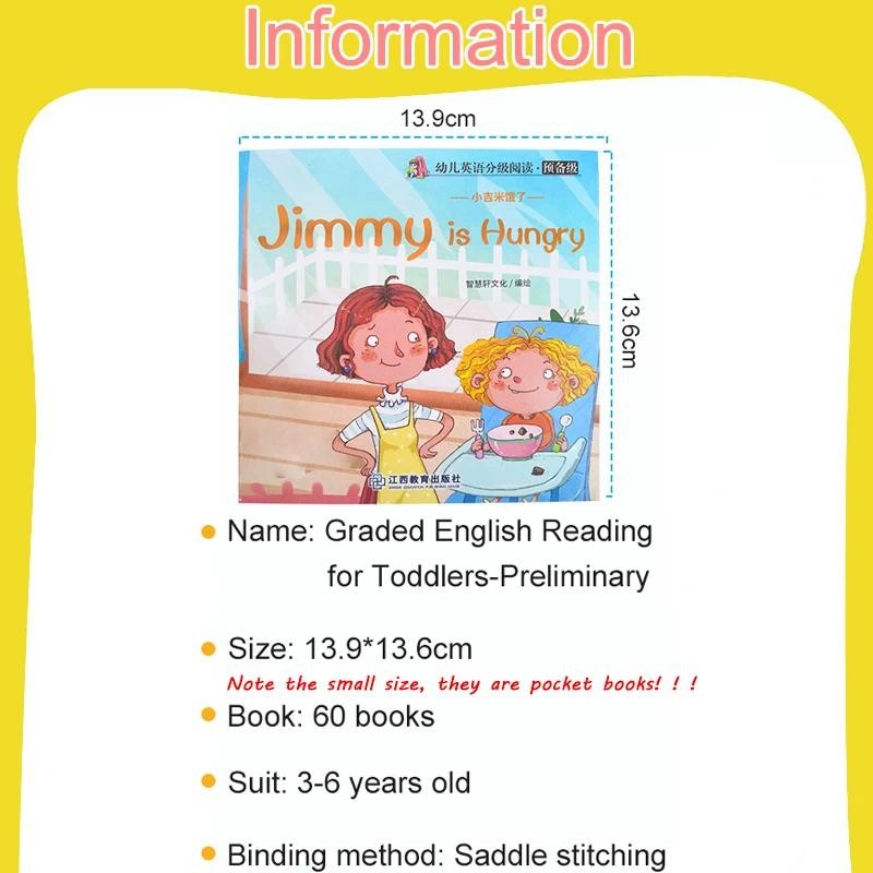 English Books Set Words Learning Picture Book Children Early Childhood ...