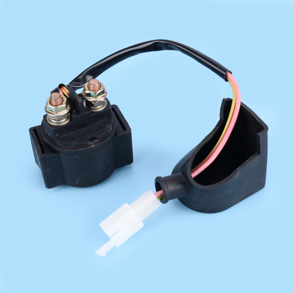 12V Starter Relay Solenoid Fit For 4 Stroke GY6 Engine 50cc 90cc 110cc 