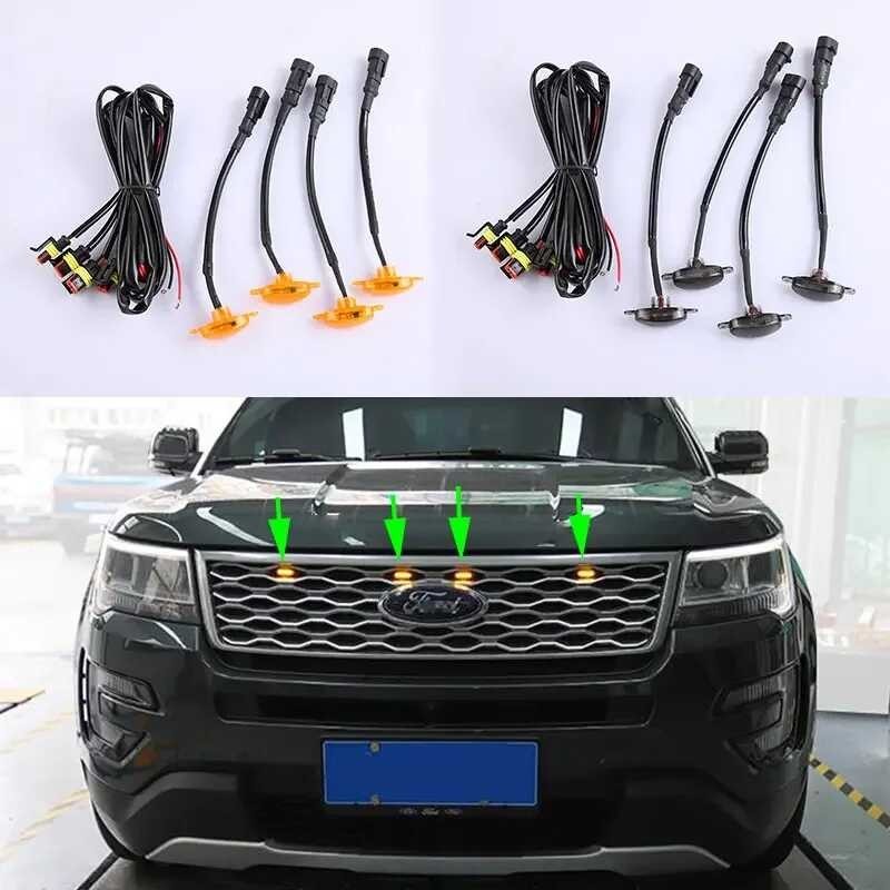 Front Bumper Lower Grille Black Insert Honeycomb Style For Ford